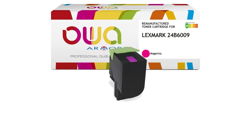 Toner remanufacturé OWA - haute capacité - pour LEXMARK 24B6010