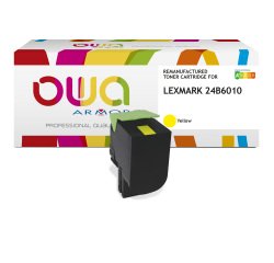 Toner remanufacturé OWA - haute capacité - pour LEXMARK 24B6009
