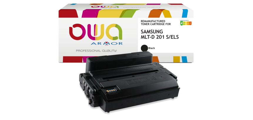 Toner remanufacturé OWA - standard - Noir - pour SAMSUNG MLT-D201S/ELS