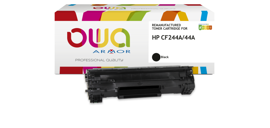 Toner remanufacturé OWA - standard - Noir - pour HP CF244A
