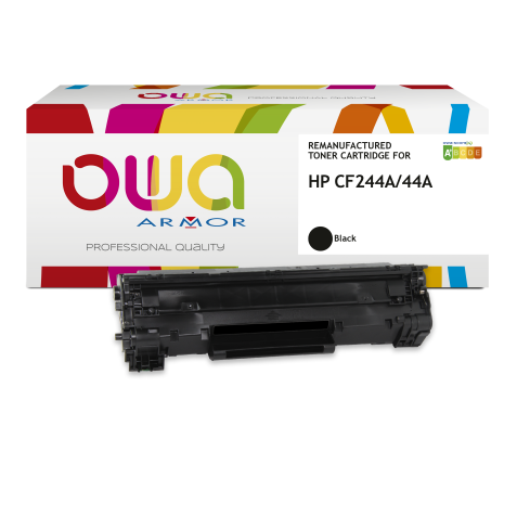 Toner remanufacturé OWA - standard - Noir - pour HP CF244A