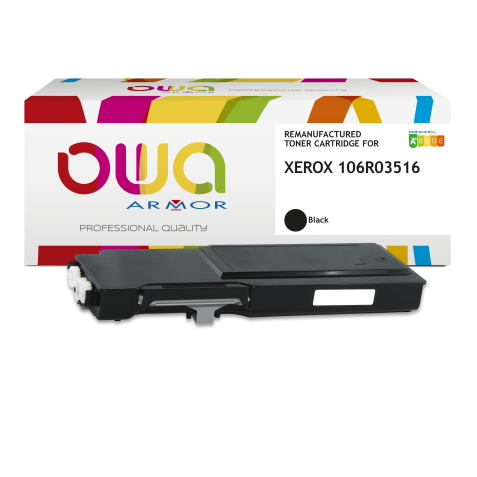 Toner remanufacturé OWA - standard - Noir - pour XEROX 106R03516