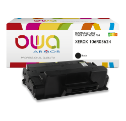 Toner remanufacturé OWA - très très haute capacité - Noir - pour XEROX 106R03624