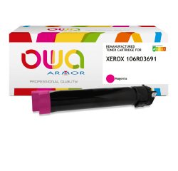 Toner remanufacturé OWA - standard - Magenta - pour XEROX 106R03691