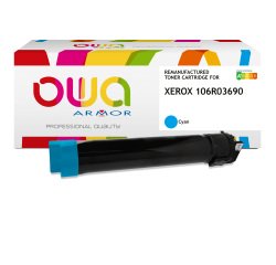 EN_Toner remanufacturé OWA - standard - Cyan - pour XEROX 106R03690