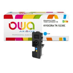 Toner remanufacturé OWA - standard - pour KYOCERA TK-5230 C