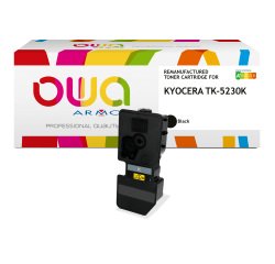 Toner remanufacturé OWA - standard - Noir - pour KYOCERA TK-5230 K