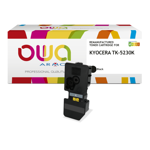 Toner remanufacturé OWA - standard - Noir - pour KYOCERA TK-5230 K