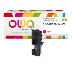 Toner remanufacturé OWA - standard - pour KYOCERA TK-5230 C