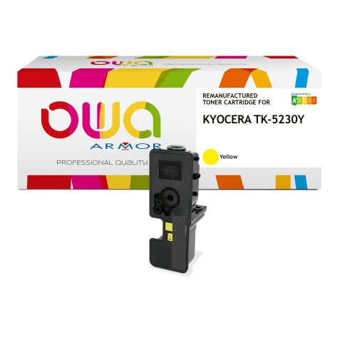 Toner remanufacturé OWA - standard - pour KYOCERA TK-5230 C