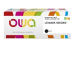 Toner remanufacturé OWA - standard - Noir - pour LEXMARK 58D2000