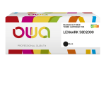 Toner remanufacturé OWA - standard - Noir - pour LEXMARK 58D2000