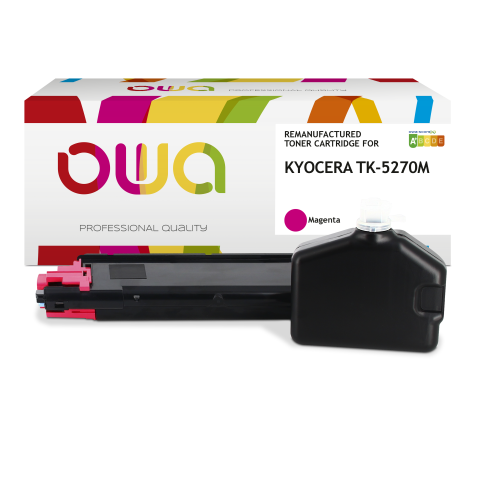 Toner remanufacturé OWA - standard - pour KYOCERA TK-5270 Y