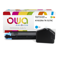 Toner remanufacturé OWA - standard - pour KYOCERA TK-5270 C