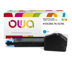 Toner remanufacturé OWA - standard - pour KYOCERA TK-5270 C