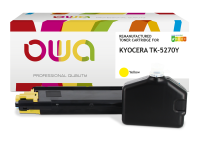Toner remanufacturé OWA - standard - Jaune - pour KYOCERA TK-5270Y