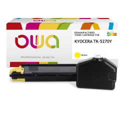 Toner remanufacturé OWA - standard - pour KYOCERA TK-5270C