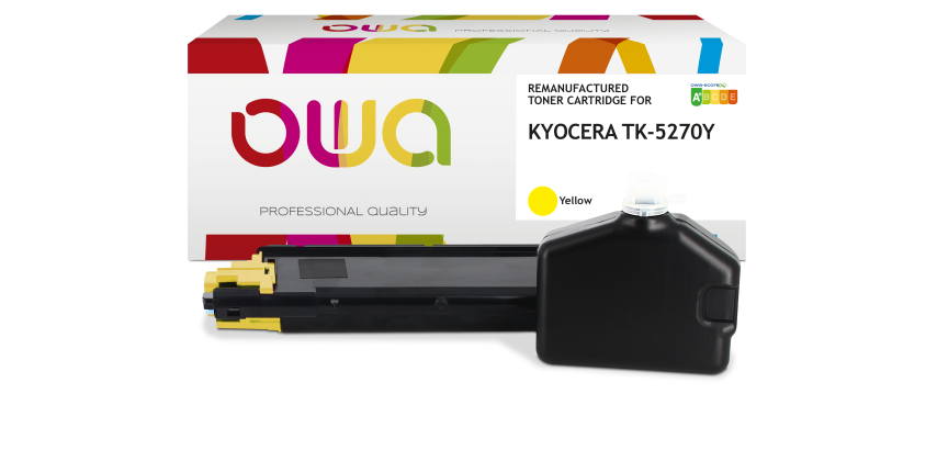 Toner remanufacturé OWA - standard - pour KYOCERA TK-5270C