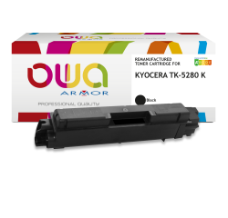 Toner remanufacturé OWA - haute capacité - Noir - pour KYOCERA TK-5280K