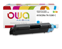 Toner remanufacturé OWA - haute capacité - pour KYOCERA TK-5280C