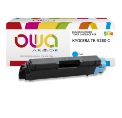 Toner remanufacturé OWA - haute capacité - pour KYOCERA TK-5280C