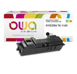 Toner remanufacturé OWA - standard - Noir - pour KYOCERA TK-1160
