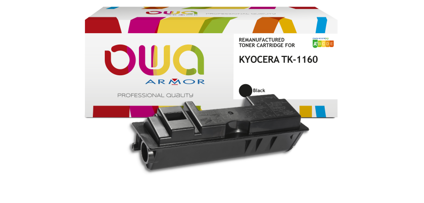 OWA Remanufactured Toner - Standard - Black - for KYOCERA TK-1160