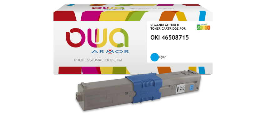 Toner remanufacturé OWA - standard - pour OKI 46508715
