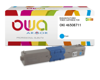 EN_Toner remanufacturé OWA - haute capacité - Cyan - pour OKI 46508711