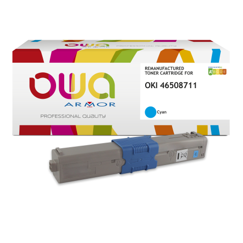 Toner remanufacturé OWA - haute capacité - pour OKI 46508711