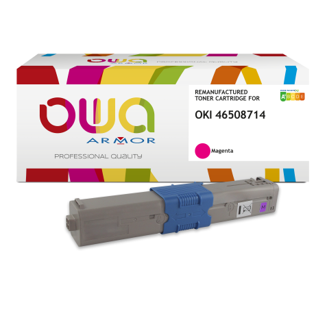 Toner remanufacturé OWA - standard - pour OKI 46508715