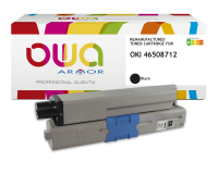 Toner remanufacturé OWA - haute capacité - Noir - pour OKI 46508712