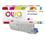 Toner remanufacturé OWA - haute capacité - pour OKI 46490605
