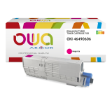 Toner remanufacturé OWA - haute capacité - pour OKI 46490607