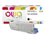 Toner remanufacturé OWA - haute capacité - Noir - pour OKI 46490608