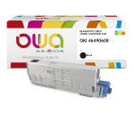 Toner remanufacturé OWA - haute capacité - Noir - pour OKI 46490608