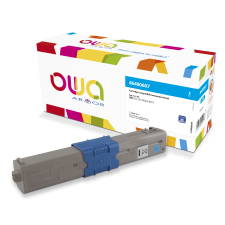 Toner remanufacturé OWA - haute capacité - pour OKI 46490607