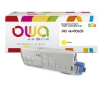 Toner remanufacturé OWA - haute capacité - pour OKI 46490605