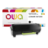 Toner remanufacturé OWA - haute capacité - Noir - pour LEXMARK 56F2X00, 56F0XA0, 56F2X0E