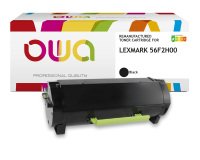 DE_Toner remanufacturé OWA - haute capacité - Noir - pour LEXMARK 56F2H00, 56F0HA0, 56F2H0E