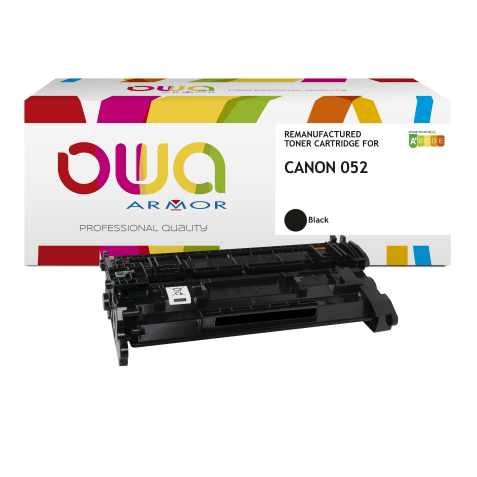 Toner remanufacturé OWA - standard - Noir - pour CANON 052