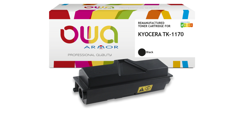 Toner remanufacturé OWA - standard - Noir - pour KYOCERA TK-1170