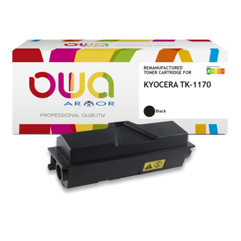 Toner remanufacturé OWA - standard - Noir - pour KYOCERA TK-1170