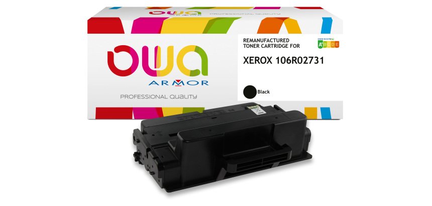 Toner remanufacturé OWA - haute capacité - Noir - pour XEROX 106R02731