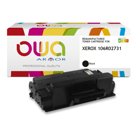 Toner remanufacturé OWA - haute capacité - Noir - pour XEROX 106R02731