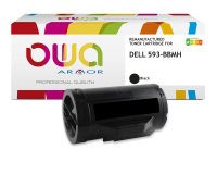 Toner remanufacturé OWA - haute capacité - Noir - pour DELL 593-BBMH