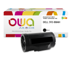 Toner remanufacturé OWA - haute capacité - Noir - pour DELL 593-BBMH
