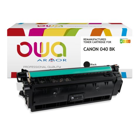Toner remanufacturé OWA - standard - Noir - pour CANON 040 BK
