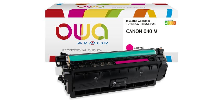 Toner remanufacturé OWA - standard - pour CANON 040 C