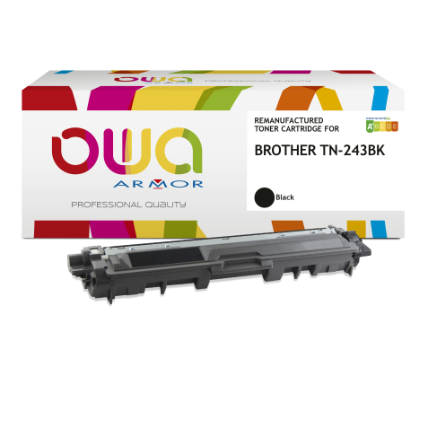 Toner remanufacturé OWA - standard - Noir - pour BROTHER TN-243BK